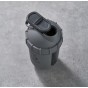 ShakeSphere Proteīna kratītāja pudele "tumbler view" 700 ml, Gun Metal - 2
